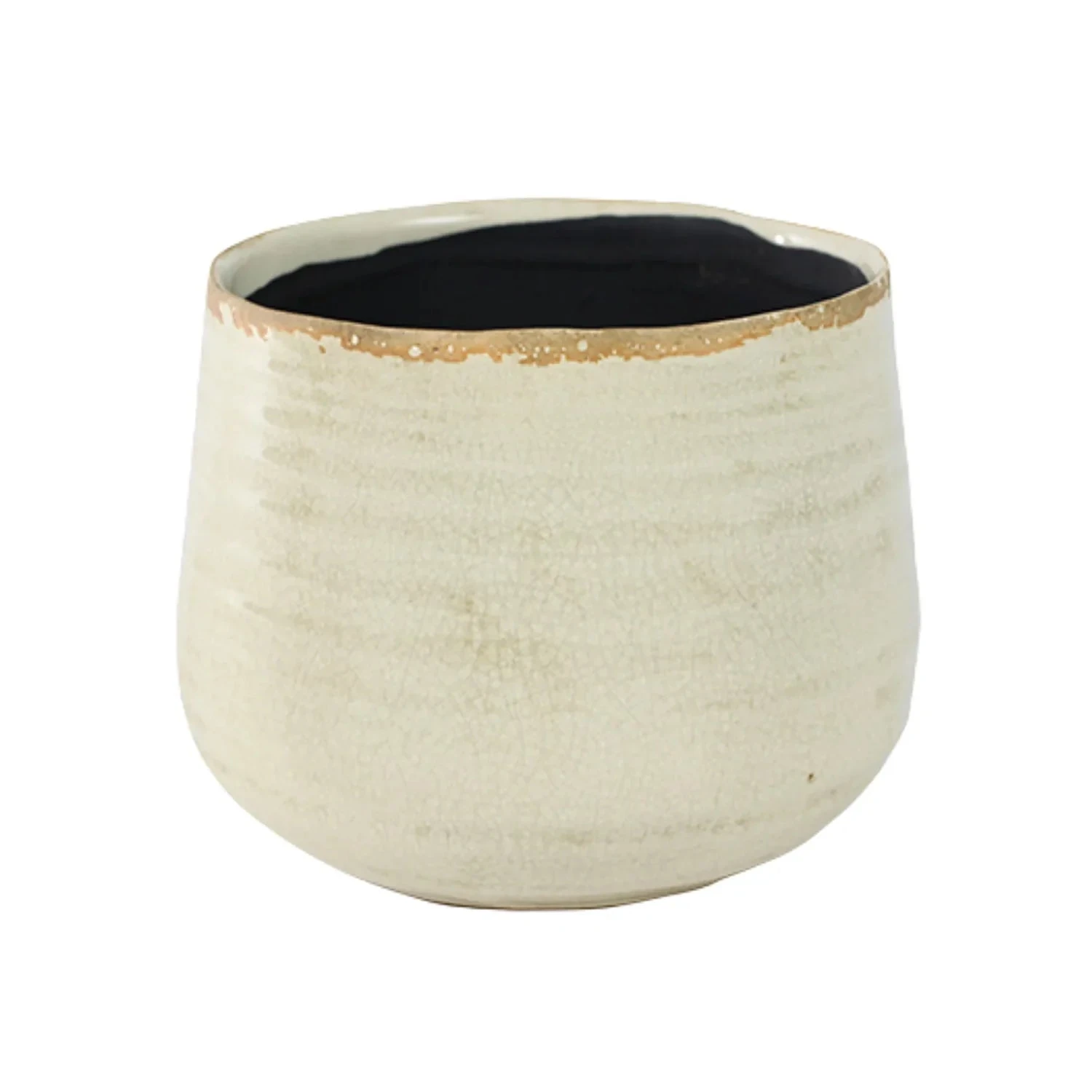 Como Cream Premium Glaze Planter (18cm Plant Pot) 2 Como Cream Premium Glaze Planter (18cm Plant Pot) - Image 2