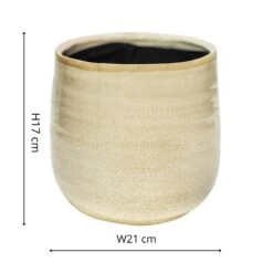 Como Cream Premium Glaze Planter (18cm Plant Pot) 7 Como Cream Premium Glaze Planter (18cm Plant Pot) -Plant Sale Store 5 f6054aac c1ca 454a a19e 35f94041f7a7 jpg