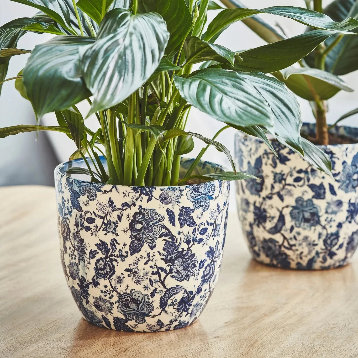 Bohemian Monza Planter, Vintage Blue 1 Bohemian Monza Planter, Vintage Blue