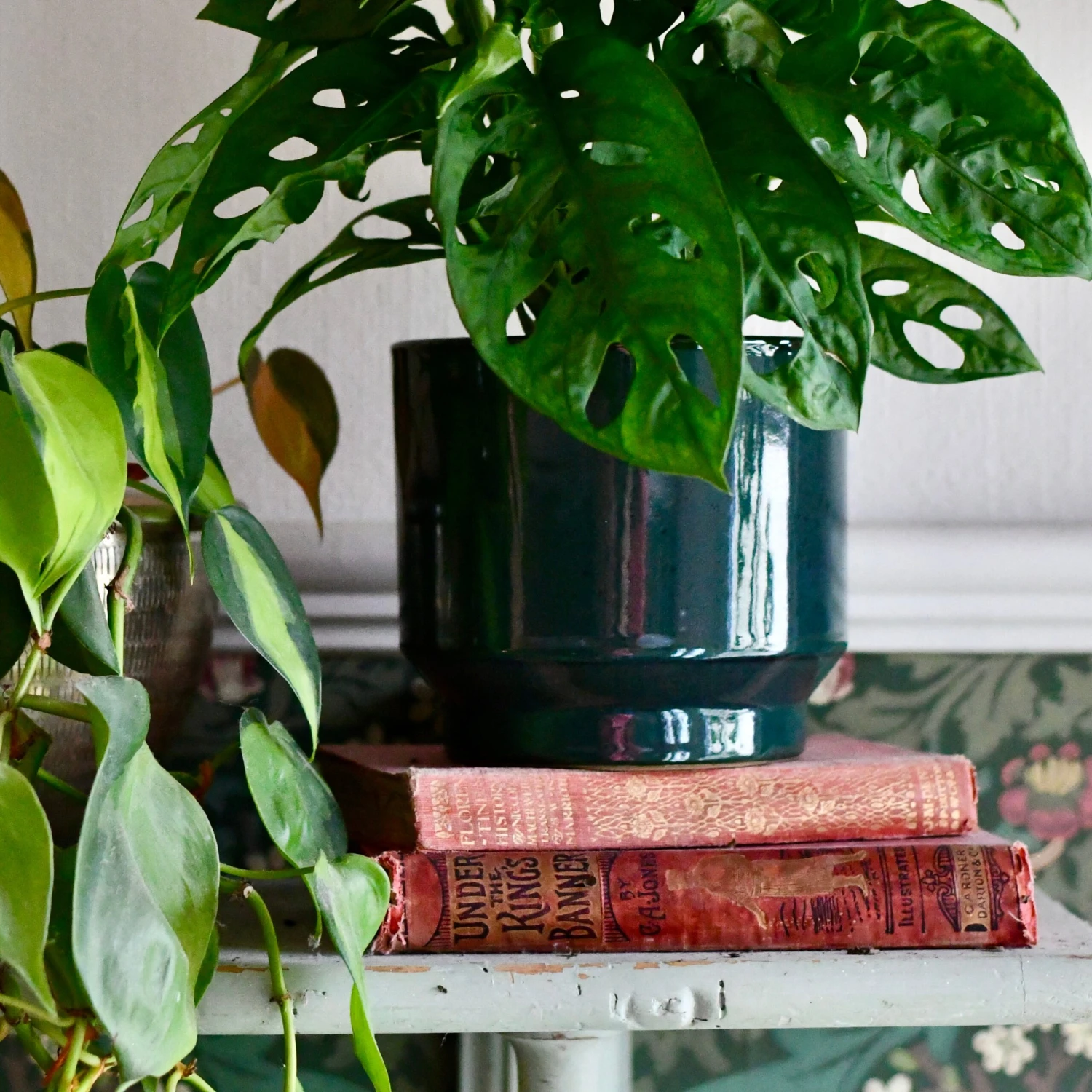 Forest Green Premium Glaze Planter (14cm Indoor Plant Pot) 1 Forest Green Premium Glaze Planter (14cm Indoor Plant Pot)