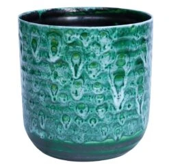 Reactive Glaze Planter | Ceramic Plant Pot | Emerald 18cm Plant Pot -Plant Sale Store ERGP25 9 164a5d6a 3fb7 4aa5 bfc4 5997cd9d446b