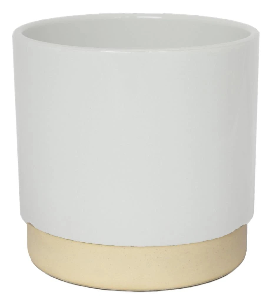 Eno Plant Pot White D13Cm H13.5Cm 1 Eno Plant Pot White D13Cm H13.5Cm