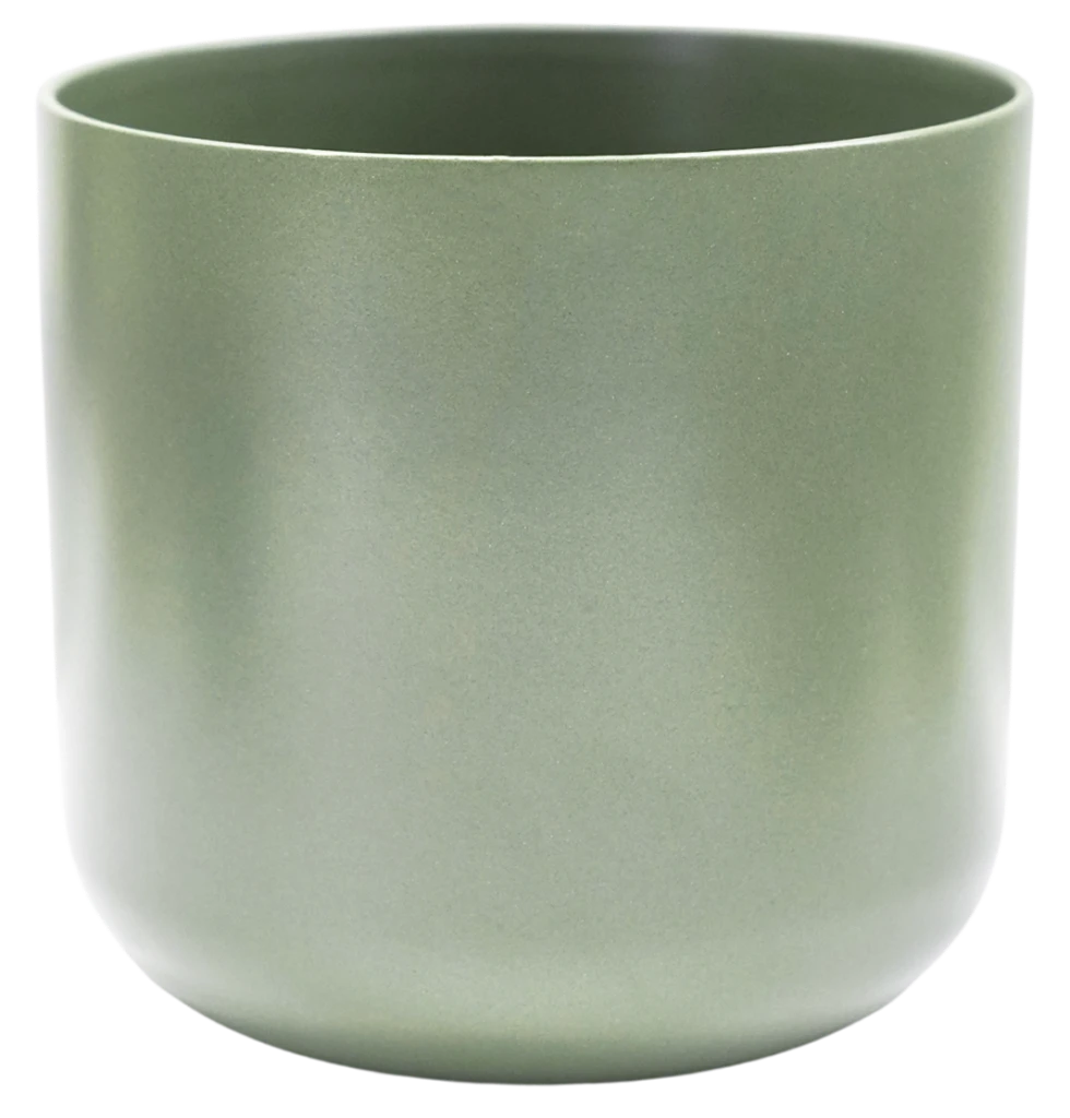 Lisbon Designer Planter Sage Green 18cm 3 Lisbon Designer Planter Sage Green 18cm - Image 3