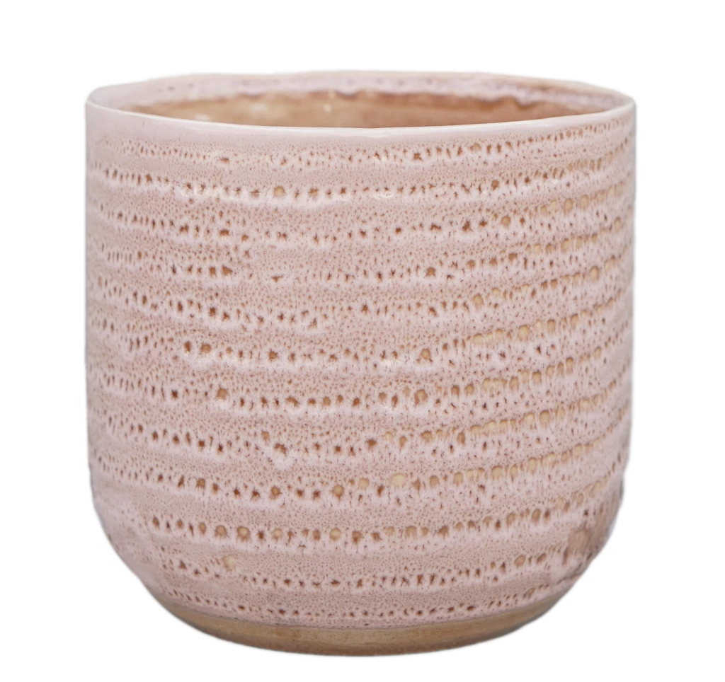 Ceramic Glazed Indoor Plant Pot, H18Cm D18Cm (18cm Pot) 2 Ceramic Glazed Indoor Plant Pot, H18Cm D18Cm (18cm Pot) - Image 2