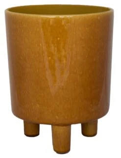 Pisa Mustard Planter | 16cm Pots | Designer Plant Pots -Plant Sale Store d PMP24